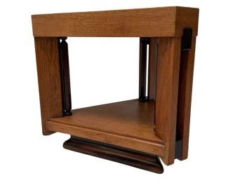 Art Deco Modernist Triangular Side Table by Anton Lucas, 1920s